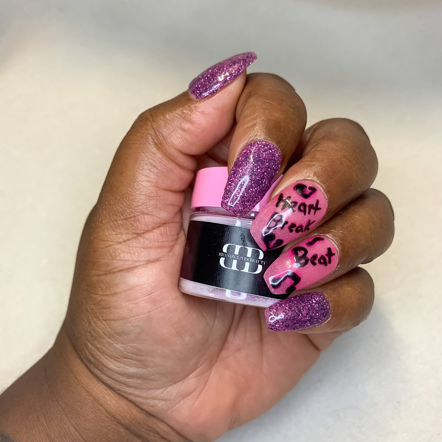 Black,Pink, and Everything Weird 0.5oz Dip Powder